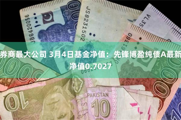 券商最大公司 3月4日基金净值：先锋博盈纯债A最新净值0.7027